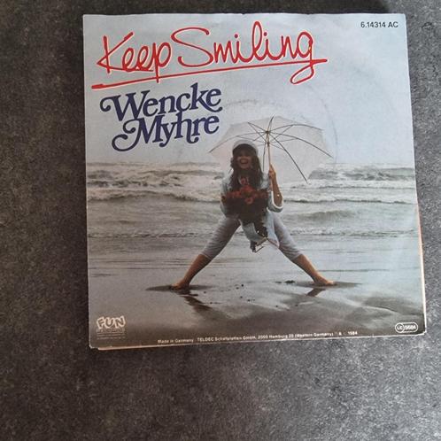 45T Wencke Myhre - Keep smiling, Cd's en Dvd's, Vinyl Singles, Gebruikt, Single, Pop, 7 inch, Ophalen of Verzenden