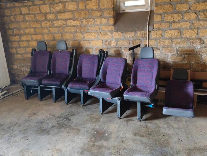 Lot de 6 sièges Mercédès Vito bus tissus bon état., Auto-onderdelen, Interieur en Bekleding, Ophalen