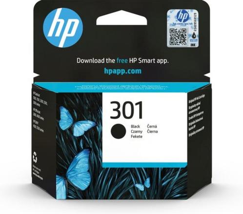 HP 301 - Inktcartridge - Origineel - Zwart, Computers en Software, Printerbenodigdheden, Nieuw, Cartridge, Verzenden