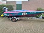 Gcraft 18ft 175pk Yamaha, Watersport en Boten, Speedboten, Ophalen, Zo goed als nieuw