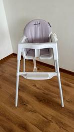 Hoge stoel 2 in 1 Capucine - Wit + zachte zitje (kussentje), Kinderen en Baby's, Ophalen, Zo goed als nieuw, Meegroeistoel, Gordel(s)