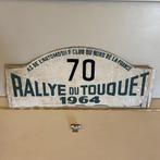 Kavel Rallye du Touquet-plaat en grille-badge uit 1964, Verzamelen, Auto's, Gebruikt, Ophalen of Verzenden