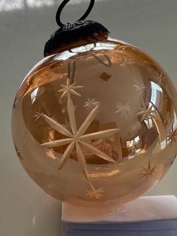 5 zware 60 jaar oude antieke glazen retro HEKSEN KERSTBALLEN beschikbaar voor biedingen