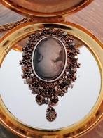 Lureme Vintage broche, Victorian Cameo '40/50, Ophalen of Verzenden, Zo goed als nieuw, Zilver, Zilver