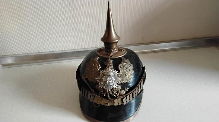Pinhelm Anhalt Reg 93 Officier, Verzamelen, Militaria | Algemeen, Ophalen of Verzenden