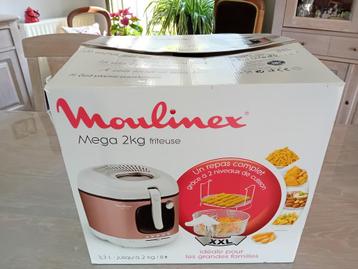 Friteuse Moulinex 2kg, Electroménager, Friteuses, 3 à 4 litres, Enlèvement, Comme neuf, Pan intérieur amovible