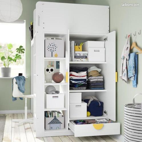 Lit mezzanine, Kinderen en Baby's, Kinderkamer | Stapelbedden en Hoogslapers, Zo goed als nieuw, Hoogslaper, Ophalen