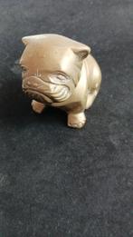 Klein bronzen beeldje bulldog, Verzamelen, Beelden en Beeldjes, Ophalen of Verzenden, Gebruikt, Dier