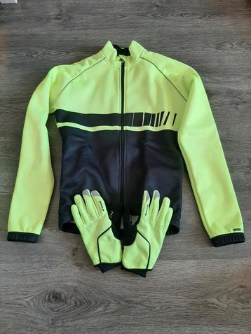 Veste et gants - vêtements de cyclisme - vélo 
