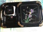 nieuwe SET chinese dienbladen, onderzetters, serveerschaal, Ophalen of Verzenden, Nieuw, Overige materialen, Overige typen