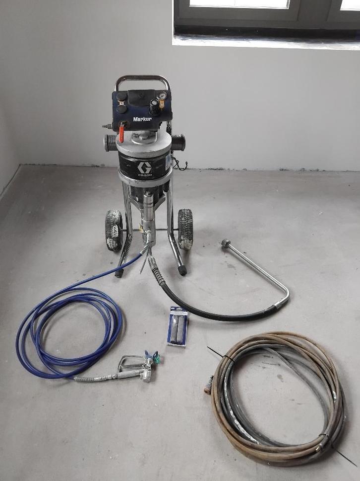 airless Graco Merkur, Doe-het-zelf en Bouw, Schildersmaterialen, Gebruikt, Verfspuit of Verfpomp, Ophalen