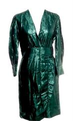 Feestjurkje Maje maat 36. Uitstekende staat., Ophalen, Maat 36 (S), Boven de knie, Groen