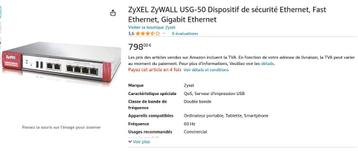 ZyXEL USG50 Switch / Firewall