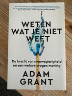 Adam Grant - Weten wat je niet weet, Ophalen, Zo goed als nieuw, Adam Grant