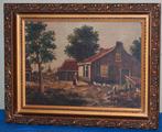 Schilderij - Olie op paneel - Ongesigneerd, Enlèvement ou Envoi