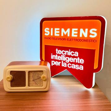 VINTAGE ITALIAANSE BUIZENRADIO SIEMENS S520 1952 RADIO RARE beschikbaar voor biedingen