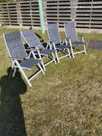 Splinternieuw tuinstoelen.   (4 stuks), Ophalen, Nieuw, Aluminium, Verstelbaar