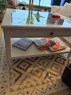 Salontafel - wit, Huis en Inrichting, Tafels | Salontafels, Ophalen, 50 tot 100 cm, 50 tot 75 cm, Glas