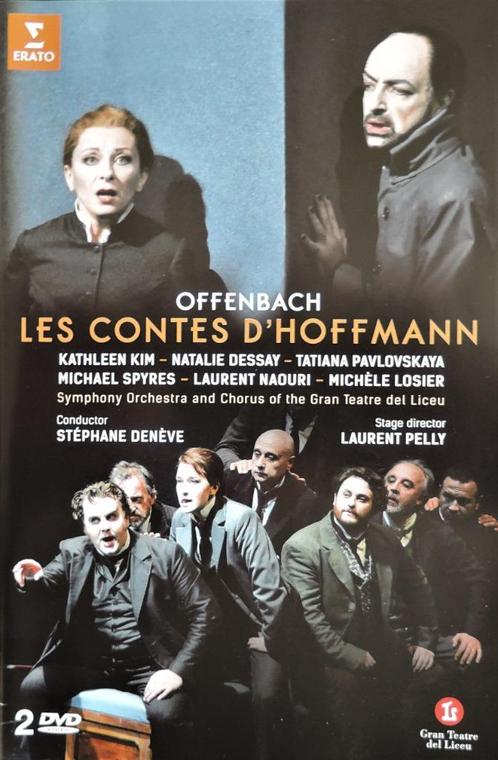 Dubbel DVD! - Les Contes d'Hoffmann/Offenbach - Erato - 2013, Cd's en Dvd's, Dvd's | Muziek en Concerten, Zo goed als nieuw, Muziek en Concerten