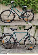 paar fietsen (man en vrouw) + fietsenrek, Fietsen en Brommers, Ophalen, Gebruikt, Staal