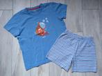 ★ M128 - Zomerpyjama Woody thema vis, Kinderen en Baby's, Kinderkleding | Maat 128, Nacht- of Onderkleding, Gebruikt, Ophalen of Verzenden