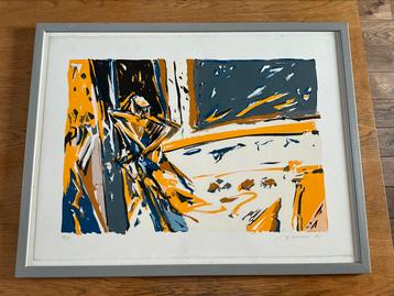 Originele litho van Paul Reniere. Reniere en Depla. beschikbaar voor biedingen