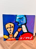 Schilderij herman brood, Antiek en Kunst, Kunst | Schilderijen | Modern, Ophalen