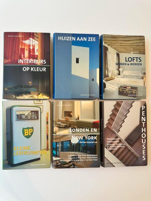 Macarena San Martin: interieurboeken, Boeken, Kunst en Cultuur | Architectuur, Zo goed als nieuw, Ophalen