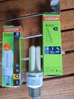 2 x lamp OSRAM-Dulux Intelligent Longlife 7W/2500K 365lm E27, 30 tot 60 watt, Nieuw, Spaarlamp, E27 (groot)