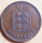 GUERNSEY : ZEER MOOIE 4 DOUBLES 1868 KM 5 KEY DATE XF, Postzegels en Munten, Munten | Europa | Niet-Euromunten, Losse munt, Overige landen