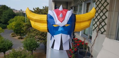 Papercraft goldorak figuren van 25 cm, Verzamelen, Beelden en Beeldjes, Zo goed als nieuw, Ophalen of Verzenden