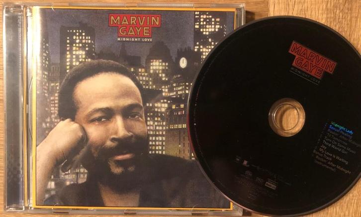 MARVIN GAYE - Midnight love ( SACD ), Cd's en Dvd's, Cd's | R&B en Soul, Zo goed als nieuw, Soul of Nu Soul, 1980 tot 2000, Ophalen of Verzenden