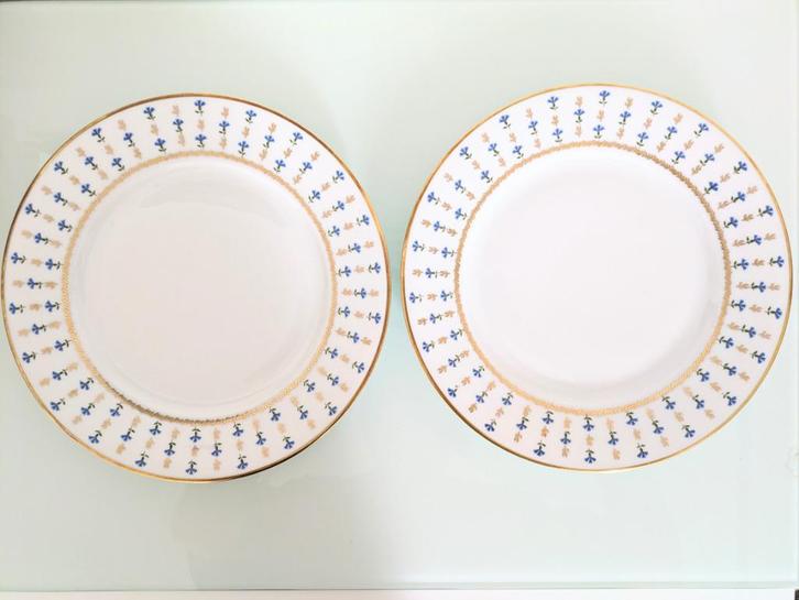 Twee porseleinen collectieborden van Vieux Nyon Limoges, Antiek en Kunst, Antiek | Wandborden en Tegels, Ophalen