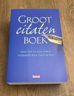 Gerd De Ley - Groot citatenboek, Boeken, Ophalen of Verzenden, Gerd De Ley