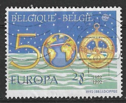 Belgie 1992 - Yvert/OBP 2455 - Europa - Columbus (ST), Postzegels en Munten, Postzegels | Europa | België, Gestempeld, Europa