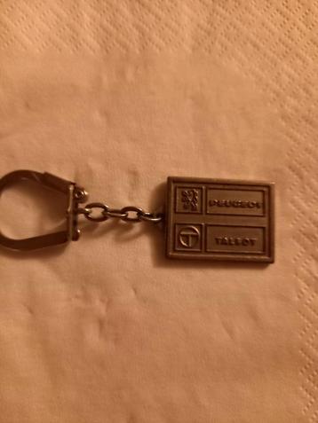 ANCIEN PORTE CLÉS PEUGEOT/ TALBOT POUR 5€, Enlèvement, Utilisé