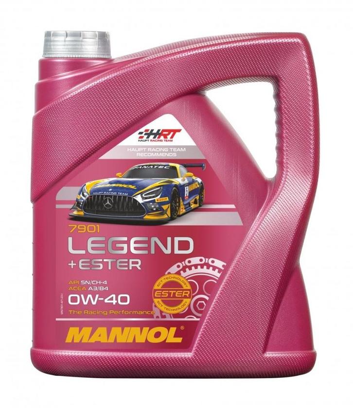 MANNOL LEGEND+ESTER MOTOROLIE 0W-40 4I Synthetische olie, Auto diversen, Onderhoudsmiddelen, Ophalen of Verzenden