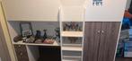 Lit superposé avec petite armoire et bureau, Enlèvement ou Envoi, Utilisé, Lit mezzanine