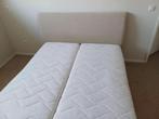 bed kan bezorgd worden 140x200 zgan complete boxspring bed, Huis en Inrichting, Slaapkamer | Boxsprings, Beige, Zo goed als nieuw