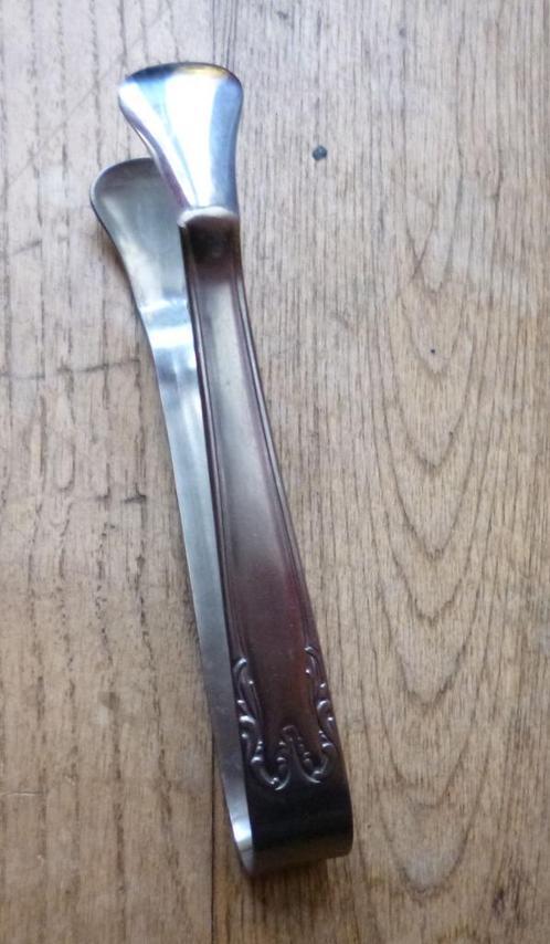 Retro suikertang in nieuwstaat., Huis en Inrichting, Keuken | Bestek, Zo goed als nieuw, Los bestek, Inox of Chroom, Vaatwasserbestendig