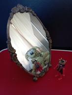 560) Mooie decoratieve staande spiegel 26cm, Antiek en Kunst, Ophalen of Verzenden, Minder dan 50 cm, Minder dan 100 cm