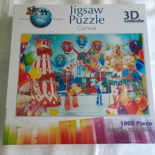 PUZZLE 3D LENTICULAR CARNIVAL * NIEUW*, Hobby en Vrije tijd, Denksport en Puzzels, Nieuw, Legpuzzel, 500 t/m 1500 stukjes, Ophalen