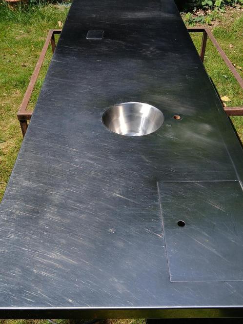 inox werkblad, Huis en Inrichting, Keuken | Complete keukens, Gebruikt, Overige typen, Staal of Inox, Ophalen