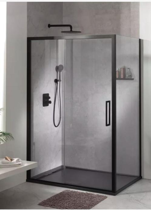Hoekdouche met schuifwand en 90X zijwand, Huis en Inrichting, Badkamer | Badkamermeubels, Nieuw, Overige typen, 50 tot 100 cm
