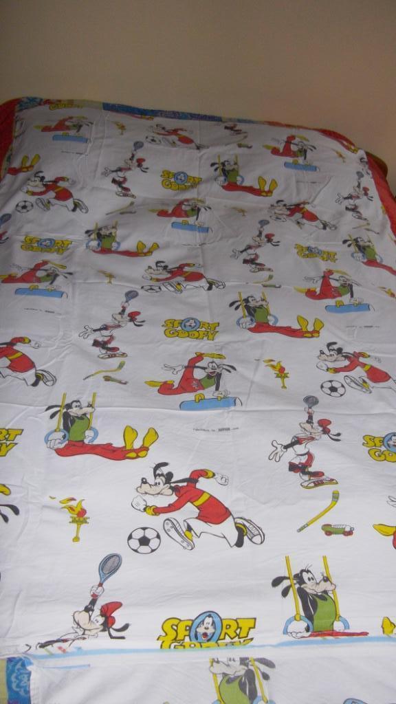 Dekbedovertrek- Goofy Sport - katoen, Verzamelen, Disney, Goofy of Pluto, Ophalen of Verzenden