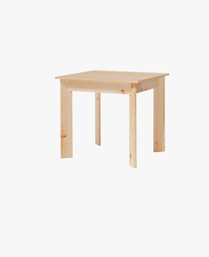 Table Carré 80x80, Maison & Meubles, Tables | Tables d'appoint, Neuf, Carré, 60 cm ou plus, 75 cm ou plus, Bois, Enlèvement