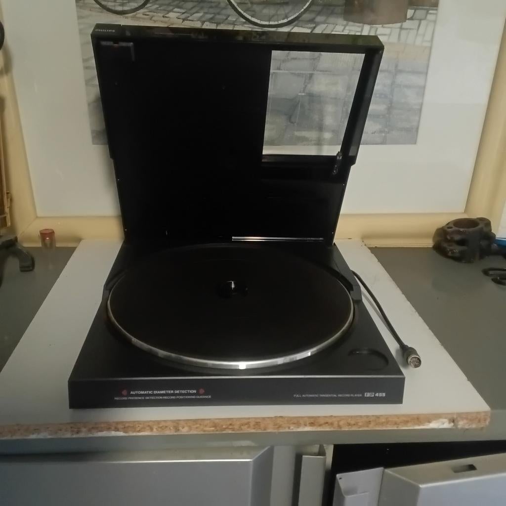 Platenspeler Philips lineaire tracking, Enlèvement, Tourne-disque, Philips