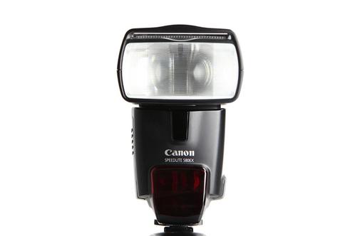 Canon Speedlite 580 EX flitser met 12 maanden garantie, TV, Hi-fi & Vidéo, Photo | Flash, Comme neuf, Canon, Inclinable, Enlèvement ou Envoi