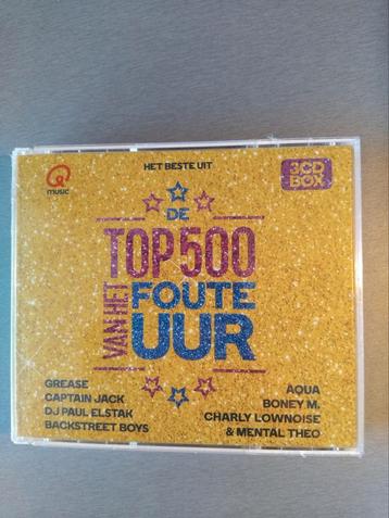 3cd box. Top 500 Foute uur. (Nieuw in verpakking,  Q Music). beschikbaar voor biedingen