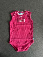 Fuchsia body met hartjes Lief! Lifestyle - maat 80, Kinderen en Baby's, Babykleding | Maat 80, Ophalen of Verzenden, Nieuw, Meisje